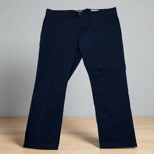 Volcom Mens Pants 46x32 Modern Fit Navy Stretch Chino Repreve Casual Streetwear